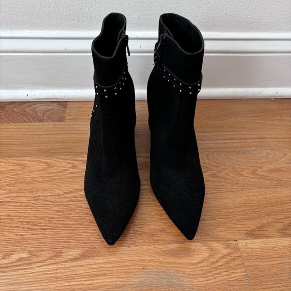 Paige Celia Studded Leather Ankle Booties - Picture 5 of 9